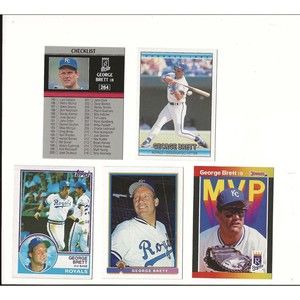 Baseball Card Lot Topps Upper Deck Fleer Bowman George Brett 83 92 84 Donruss 17